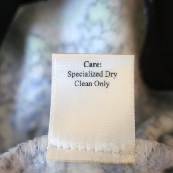 RODARTE RUFFLED LACE YOKE SWEATSHIRT WHITE/BLUE FLORAL PRINT SIZE EXTRA SMALL - Picture 10 of 10